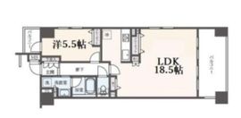 クレストフォルム横浜グランウエスト 3階 間取り図