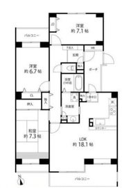 T's garden西寺尾(ティーズガーデン西寺尾) 5階 間取り図