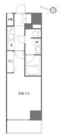 レグゼ王子神谷 6階 間取り図