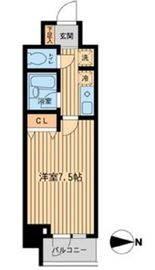 ドゥーエ西大島 607 間取り図