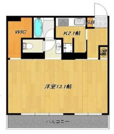 白金台アルビラ 206 間取り図