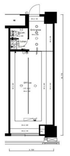 theSOHO (ザソーホー) 805 間取り図