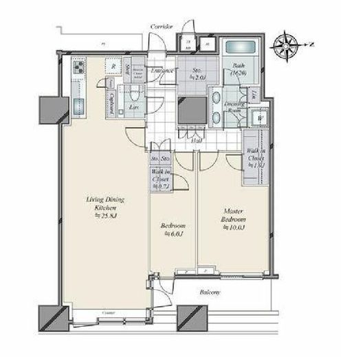 三田ガーデンヒルズ EAST HILL 13階 間取り図