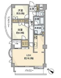 ジェイパーク戸越銀座ブランシェール 3階 間取り図
