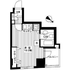 カスタリア新宿御苑 701 間取り図