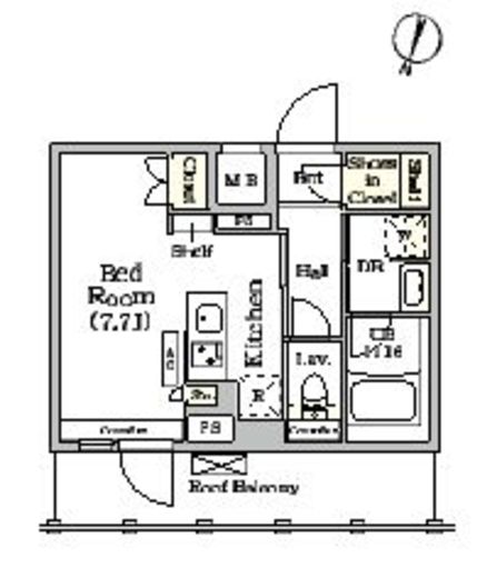 ARKMARK世田谷砧 (アークマーク世田谷砧) 504 間取り図