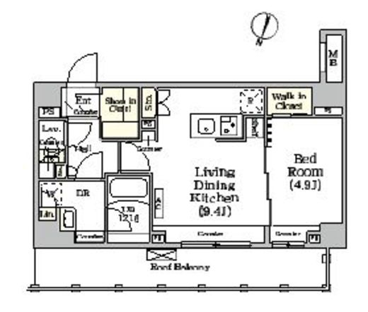 ARKMARK世田谷砧 (アークマーク世田谷砧) 505 間取り図