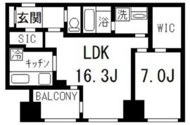 シティタワー新宿新都心 9階 間取り図