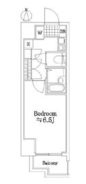 メインステージ西麻布 1階 間取り図