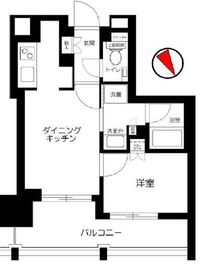 グランスイート麻布六本木 7階 間取り図