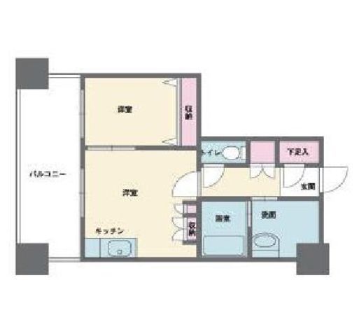 HF西新宿レジデンスウエスト 1106 間取り図