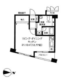 グランドゥール日吉 606 間取り図
