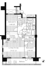 プライムアーバン東中野コート (PRIME URBAN 東中野 COURT) 618 間取り図