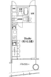 YOTSUYA RESIDENCE 805 間取り図