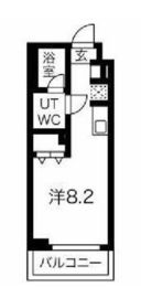 ルゼール新綱島 412 間取り図