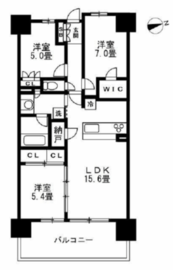 ファーストリンクレジデンス 13階 間取り図