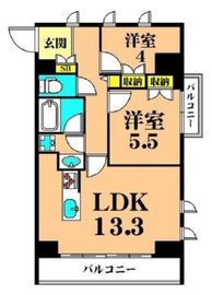 フレンシア大森山王 501 間取り図