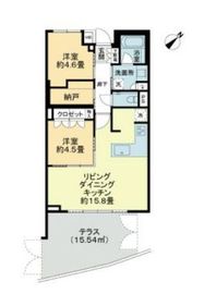 オープンレジデンシア中目黒別所坂 1階 間取り図