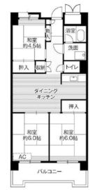 ビレッジハウス品川八潮タワー 1-527 間取り図