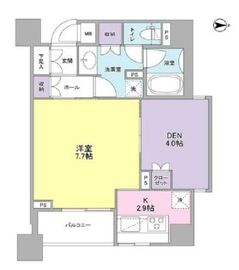 ラクラス新中野 208 間取り図
