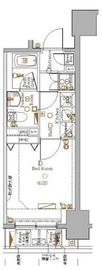 ブレシア銀座イースト 9階 間取り図
