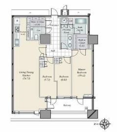 三田ガーデンヒルズ EAST HILL 5階 間取り図