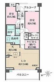 パークハウス杉並高井戸 3階 間取り図