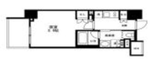 グランスイート麻布六本木 2階 間取り図