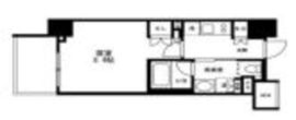 グランスイート麻布六本木 2階 間取り図