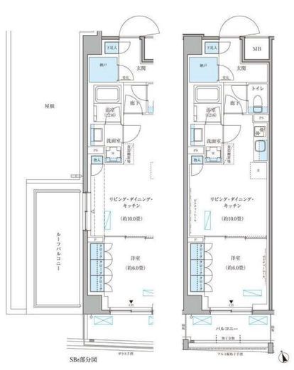 パークアクシス文京本郷 504 間取り図