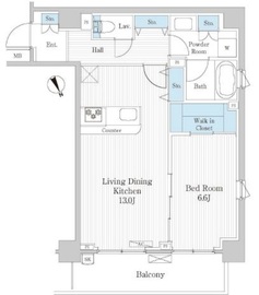 HIGASHIKOMATSUGAWA PARK RESIDENCE 401 間取り図
