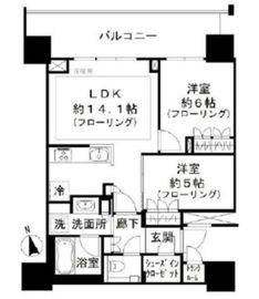 プラウドタワー小岩ファースト 20階 間取り図