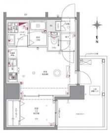 AZEST武蔵小杉 1階 間取り図