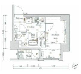 ログ桜木町 2階 間取り図