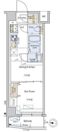 Cedar Plaza目黒本町 101 間取り図