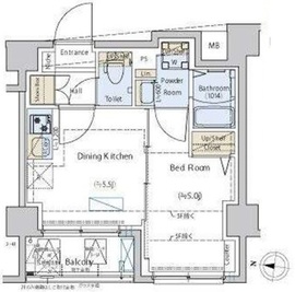 Cedar Plaza目黒本町 202 間取り図