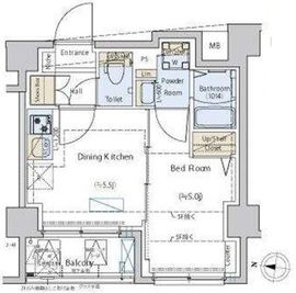 Cedar Plaza目黒本町 502 間取り図