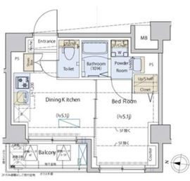 Cedar Plaza目黒本町 501 間取り図