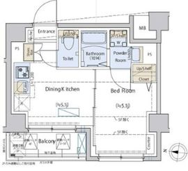 Cedar Plaza目黒本町 201 間取り図