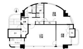 パラッツォ大山 4階 間取り図