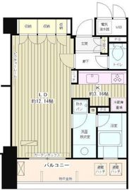 エル・セレーノ西早稲田 410 間取り図