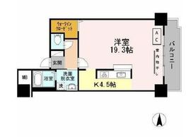 品川シーサイドビュータワー2 2905 間取り図