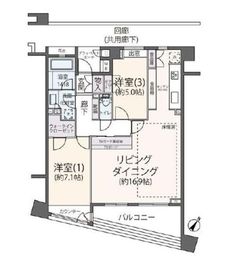 新百合ヶ丘パークハウスヒルズテラス 2階 間取り図