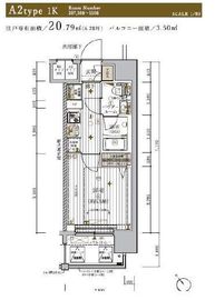 メインステージ東神奈川 6階 間取り図