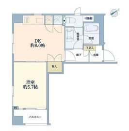 デュオ・スカーラ横濱山下町 6階 間取り図