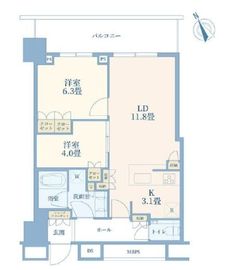 THE TOWER JUJO (ザ・タワー十条) 26階 間取り図