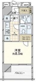アトラス渋谷公園通り 8階 間取り図