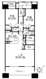 ザ・タワーハウス 20階 間取り図