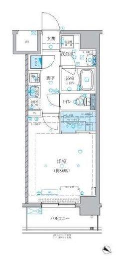 ベルシード横濱大通り公園 2階 間取り図
