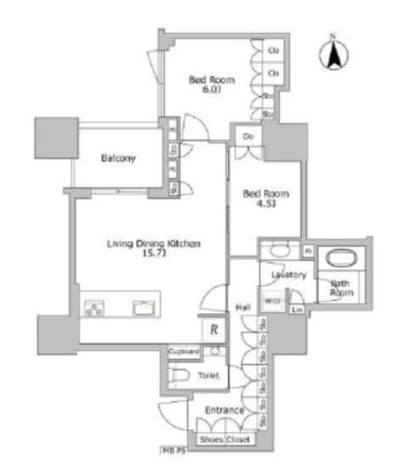 三田ガーデンヒルズ SOUTH HILL 13階 間取り図